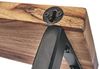 Kobolo Garderobenständer Garderobe Wandregal Wandgarderobe Metall und Holz Bild 5