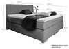 Möbel-Eins PREMIUM Boxspringbett inkl. Kopfteil Anthrazit, 140x200 cm Härtegrad 3 Bild 4