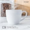KONZEPT Tasse Kaffeetassen Set 6er 230 ml mit Untertassen Weiß für 6 Personen, 6-tlg, Weiß Bild 3