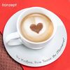 KONZEPT Tasse Kaffeetassen Set 6er 230 ml mit Untertassen Weiß für 6 Personen, 6-tlg, Weiß Bild 5