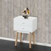 Kommode 'Malmö T271', Retro-Design, 59 x 40 x 30 cm ~ Schublade weiß Bild 2