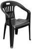 8er Stapelstuhl Bistrostuhl Gartenstuhl MOJAWO Anthrazit Kunststoff Bild 2
