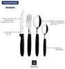 Besteck Set: Elegantes Schwarz - 25-teilig, Edelstahl Bild 3