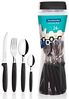 Besteck Set: Elegantes Schwarz - 25-teilig, Edelstahl Bild 2