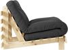 Karup Design Roots Futonsessel Gestell Natur Matratze Dunkelgrau Bild 5
