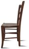 Dmora - Set mit 2 klassischen Holzstühlen, für Esszimmer, Küche oder Wohnzimmer, Made in Italy, cm 44x45h87, Sitzhöhe cm 47, Nussbaumfarbe Bild 3