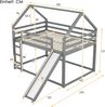 REDOM Polsterbett Doppelbett Bett Stauraumbett Jugendbett gepolsteres Bettgestell (Massivholz Untergestell mit Hydraulisch anhebbarer Bettstauraum, Samt Bezug Funktionsbett mIt Staufächer 140x200 cm mit Matratze), mit weichem Kopfteil Schaum-Polsterung... Bild 2
