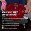 Sallys Herd-Abdeckplatte Induktionsmatte: Kochfeldschutz, Antirutsch, bis 230°C, Silikon, Oval, Platinum-Silikon Bild 3