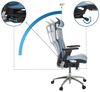 hjh OFFICE Profi Bürostuhl DYNAFIT II Netz ergonomischer Drehstuhl mit Flexibler Lordosenstütze, Blau, 652285 Bild 4