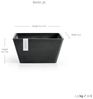 ECOPOTS Blumentopf BERLIN Dark Grey, BxTxH: 31x31x15,5 cm Bild 3