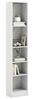 Dmora Bücherregal mit fünf Fächern, weiß, 40 x 203 x 26 cm Bild 3