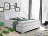 Möbel-Eins ISABELL Boxspringbett weiss 180x200 cm, Härtegrad 3+4 Bild 4