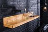 riess-ambiente Wandregal MAKASSAR 80cm natur, Einzelartikel 1-tlg, Wohnzimmer · Mango-Massivholz · handmade · Brett · lackiert · Design Bild 2