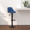 vidaXL Barhocker Blau Samt 335342 Bild 2