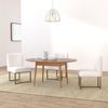 Nordic Story Esstisch Scandi 4 (rund, ausziehbar) • Tisch für Küche, Esszimmer & Wohnzimmer • Massivholz (Eiche) • Eiche Natur • Runder Ausziehtisch (120-155 x 120 x 75 cm) Bild 2