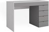 Schminktisch Elise Weiß/Grau/Grau 115 cm mit 5 Schubladen Vicco Bild 4