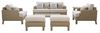 HOME DELUXE Garten-Sitzgruppe inkl. Abdeckung HAVANA – 303 x 239 cm Beige Bild 3