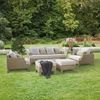 HOME DELUXE Garten-Sitzgruppe inkl. Abdeckung HAVANA – 303 x 239 cm Beige Bild 2