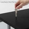 Dekor Spanplatte 28mm Tischplatte schwarz melaminharzbeschichtet mit ABS Kante Umleimer - Größe 60 x 200 cm - Höhe 2,8 cm - Farbe Vulkanschwarz Bild 4