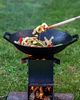 BBQ-Toro Wok Gusseisen Wokpfanne Ø 35,5 cm, bereits eingebrannt, Gusspfanne, Pfanne, Gusseisen Bild 3