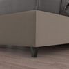 Talamo Italia Schlafsofa Beatrice 2 Sitzer, Wohnzimmersofa, Made in Italy, Drehbare Öffnung mit Matratze und Netz inklusive, aus gepolstertem Stoff, mit schmalen Armlehnen, Cm: 160x95h90, Farbe Beige Bild 4