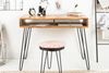 riess-ambiente Schreibtisch SCORPION 100cm natur, Arbeitszimmer · Massivholz · Metall · Home Office Bild 5