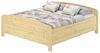 ERST-HOLZ Massivholzbett Seniorenbett Doppelbett Hoher Sitz Massiv Kiefer 180 x 200 Lattenrost, Kiefer farblos lackiert Bild 4