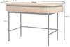 riess-ambiente Schreibtisch ATELIER 120cm natur/schwarz - Eiche, furniert, Schublade, Home Office (Einzelartikel, 1-St), Moderner Konsolentisch - idealer Allrounder f. Wohn- und Arbeitszimmer Bild 3