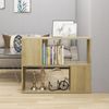 vidaXL TV-Schrank Sonoma-Eiche 80x24x63 cm Holzwerkstoff 809119 Bild 2