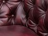 Echtleder Chesterfield Sofa Set, Antik Rot, 1 Sessel + 2- & 3-Sitzer, Stilvoll Bild 5
