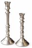 2er Set Tischkerzenständer Kerzenleuchter Metall Silber H21/31cm Bild 3