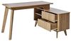 Jahnke Eckschreibtisch WAVE C 150 E (1-St), Eckschreibtisch, Fronten in Wellendesign, wechselseitig montierbar Bild 4