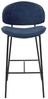 Set mit 2 Barstühlen KIANA Marineblau Bild 5