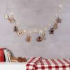 Levandeo® Lichterkette, LED Lichterkette Lebkuchen Figuren 160cm mit Timer Weihnachten Bild 3