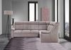 Cavadore Ecksofa Beata im modernen Design / Polstercouch in L-Form / 261 x 98 x 211 / Mikrofaser Anthrazit Bild 2