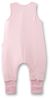 SANETTA Baby-Schlafsack mit Füßen Rosa | Praktischer und bequemer Unisex-Schlafsack aus Bio-Baumwolle. Baby-Schlafsack mit Reißverschluss und Regenbogen-Print | Baby Sleeping Bag Bild 2