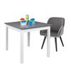 WOLTU Kinderstuhl aus Stoffbezug & Metall 55x29 cm grau Bild 4
