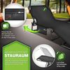 tillvex® Campingbett klappbar Schwarz mit Seitentasche & Nackenkissen bis 280 kg | Campingliege Sonnenliege mit Polster | Feldbett Outdoor & Indoor | Klappbett Gästebett faltbar Garten Camping Festival Reise Bild 5