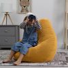 Icon Dalton Sitzsack Kinder, Gelb, 2er Pack, Flauschiger Cord Stoff, Sitzsack Cord mit Füllung, Bequemer Kinder Gaming Sessel, Kuschelsessel, Lese Sessel, Schlafzimmer, Kinderzimmer, Spielzimmer Bild 2