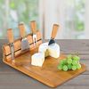 Kesper | Käseschneidebrett mit Besteck, Material: Bambus, Edelstahl, Maße: 30 x 20 x 8 cm, Farbe: Weiß | 58641 13 Bild 5