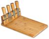Kesper | Käseschneidebrett mit Besteck, Material: Bambus, Edelstahl, Maße: 30 x 20 x 8 cm, Farbe: Weiß | 58641 13 Bild 2