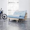 KARUP DESIGN ROOTS Futonsofa Gestell Unbehandelt Matratze Dunkelgrau Bild 4