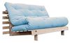 KARUP DESIGN ROOTS Futonsofa Gestell Unbehandelt Matratze Dunkelgrau Bild 5