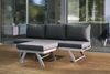 Sieger Auckland Loungetisch/Hocker/Eckteil mit Polyesterbeschichtung, Aluminium Eisengrau 72 x 47 x 72 cm Bild 2