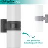 Oktaplex lighting LED Außen-Wandleuchte Peru IP65, Bewegungsmelder, LED fest integriert, Warmweiß, Wandleuchte LED IP65 Außenbeleuchtung 1900 Lumen anthrazit Bild 4