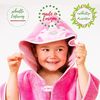 Smithy Waschlappen aus weichem Velours - Kinder Waschhandschuh mit Motiv KRONE für Mädchen, Farbe pink Bild 4
