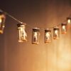 Lights4fun LED-Lichterkette Luna 10er LED Lichterkette Gläser mit Geistern Bild 2