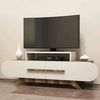 Dmora TV-Möbel Praesepem 145 x 36,8 x 49,8 cm Braun, 1 Ablage Bild 5