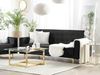 3 Sitzer Sofa ABERDEEN Schwarz Samtstoff Bild 2