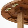 Furinno Tioman Outdoor Tisch für draußen, Natur, 89.9 x 89.9 x 70.9 cm Bild 5